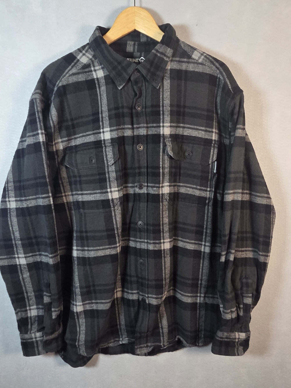 Wolverine Glacier plaid long-sleeve flannel shirt/jacket (P703)